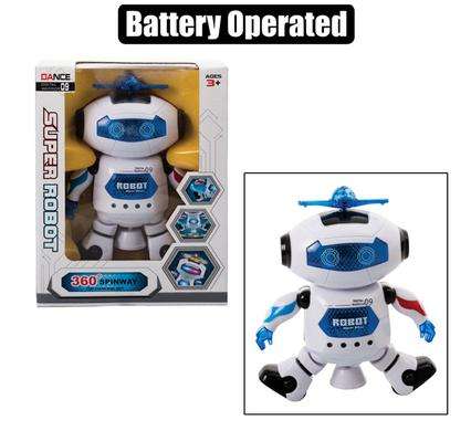 Battery operated robot 20cmx26cm
