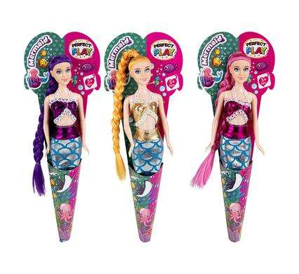Doll fashion mermaid with removable tail