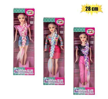 Fashion doll with extra long hair 28cm