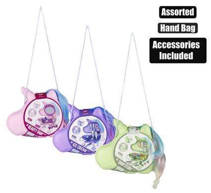 Playset in unicorn handbag box 25x22cm