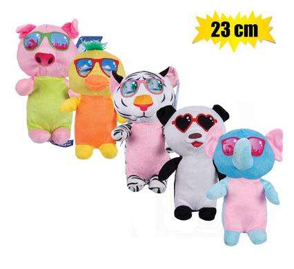 Plush animal w/sunglasses asstd sia 23cm