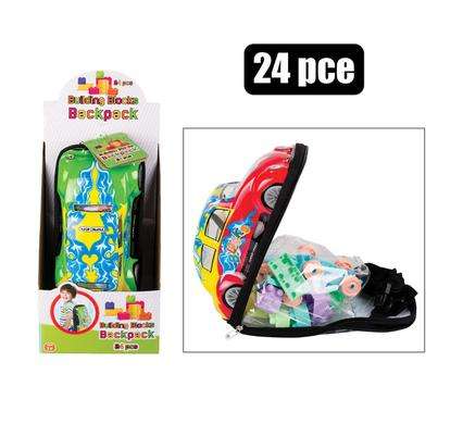 Building blocks back pack 24pc
