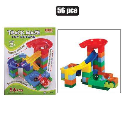 Building blocks track maze 56pc
