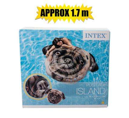Intex ride-on pug face island 173x130cm