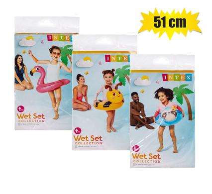 Intex swim ring 51cm lively p rint asstd
