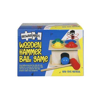 Edu wood knock the ball 11x6.5cm