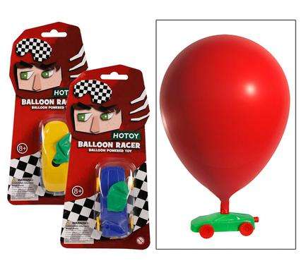 Novelty balloon racer 12x7cm