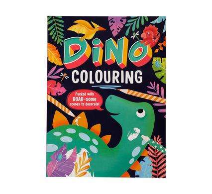 Book colouring dino