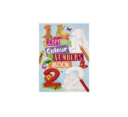 Book colouring numbers