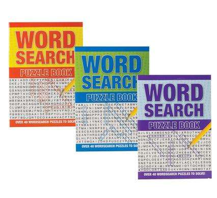 Book puzzle wordsearch