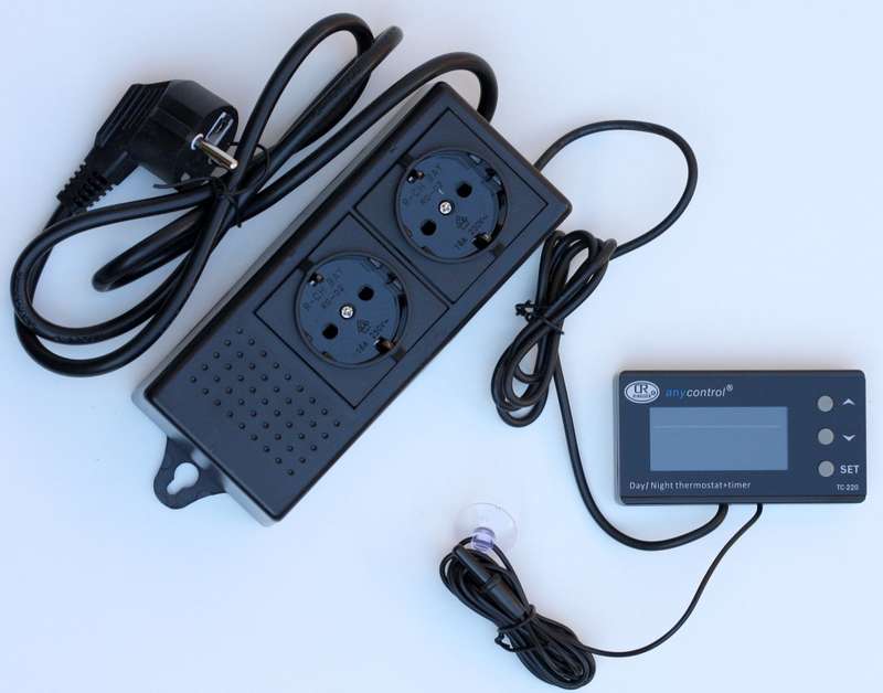 Day/Night Thermostat with Timer (Separate Display) - 1kg