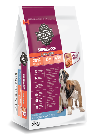 UltraDog Superwoof Large Breed Puppy - 20kg
