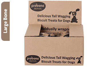 Probono Enormous Dog Biscuit, Individually wrapped-Large - Individual Biscuit