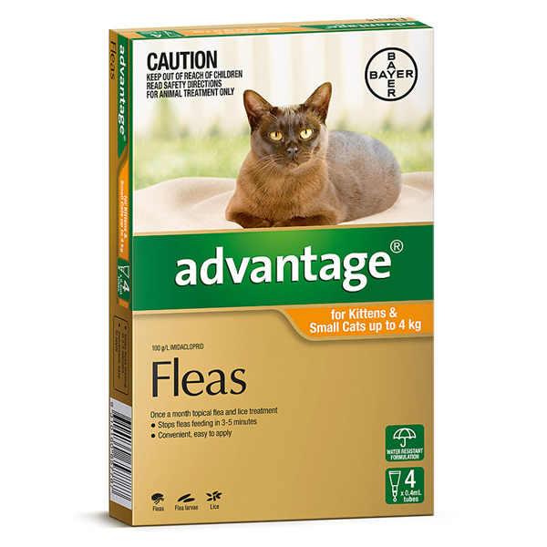 Advantage for Cats (0-4kg) 4 pippets