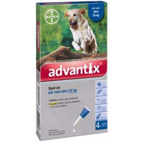 Advantix for Dogs (>25kg) 4 pipettes