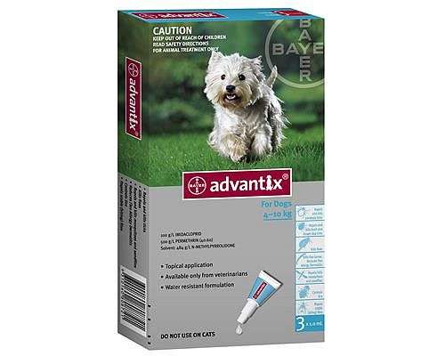 Advantix for Dogs (4-10kg) 4 pipettes
