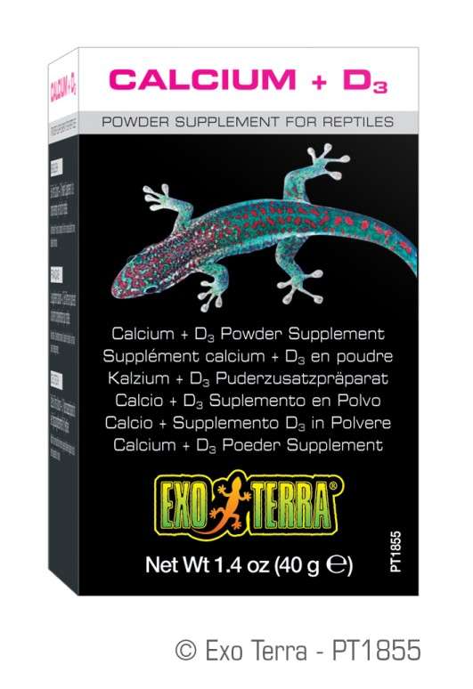 EXO TERRA CALCIUM + D3 POWDER SUPPLEMENT