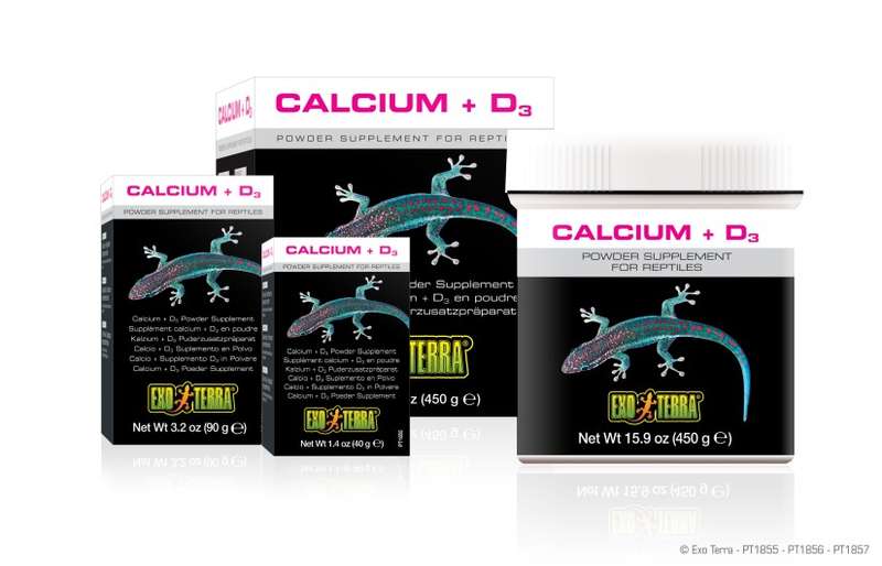 EXO TERRA CALCIUM + D3 POWDER SUPPLEMENT