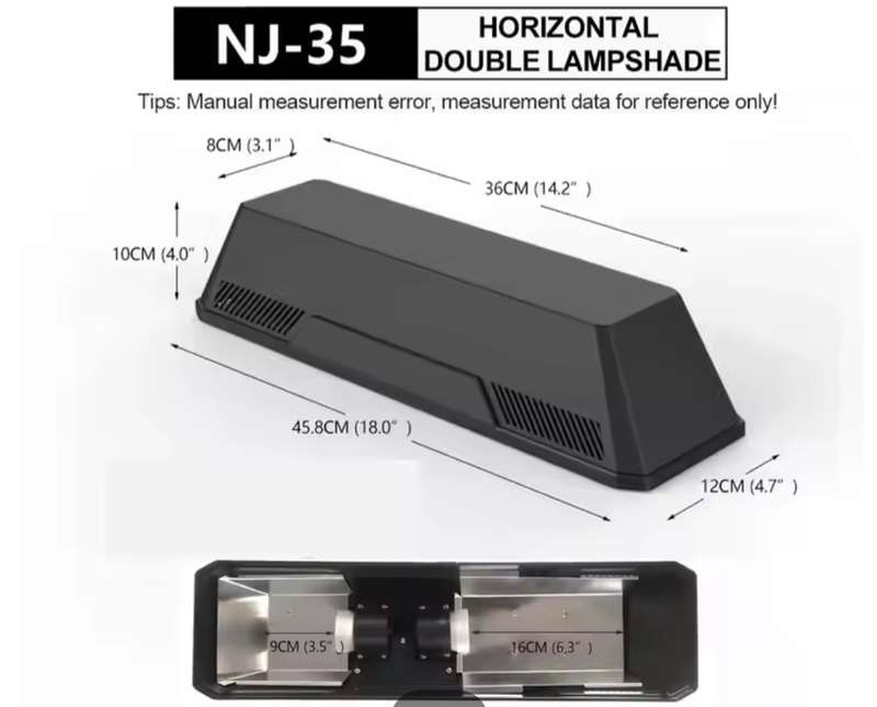 Nomoy Dual Double Lamp Shade