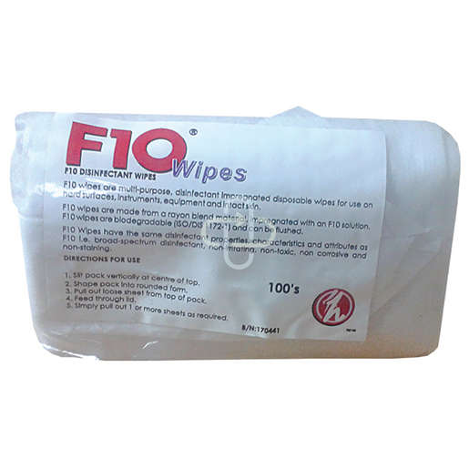 F10 Wipes Refill Pack 100