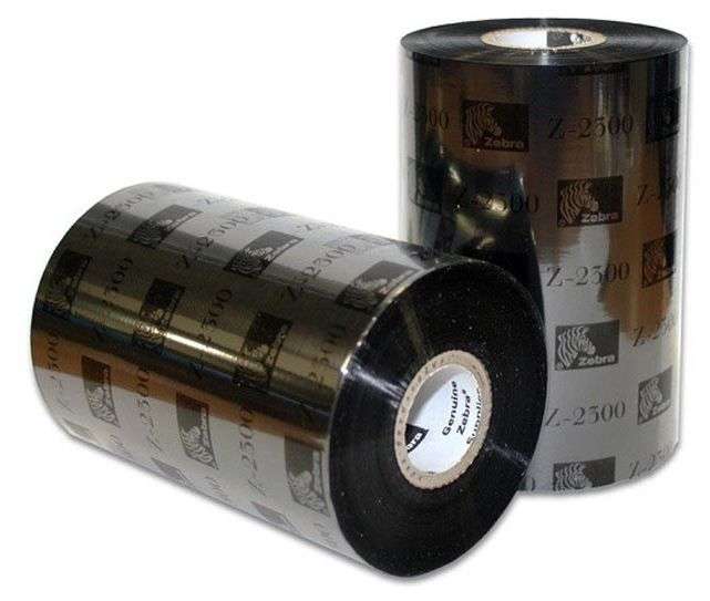 Zebra Original Wax Ribbon 110mm x 74m 2300 Standard