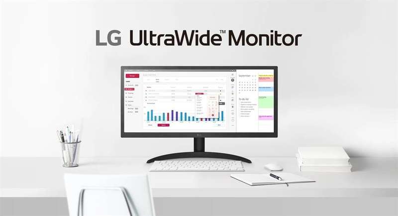 LG 26WQ500-B 25.7 inch UltraWide FHD HDR10 with AMD FreeSync IPS Monitor - 21:9 HD Format