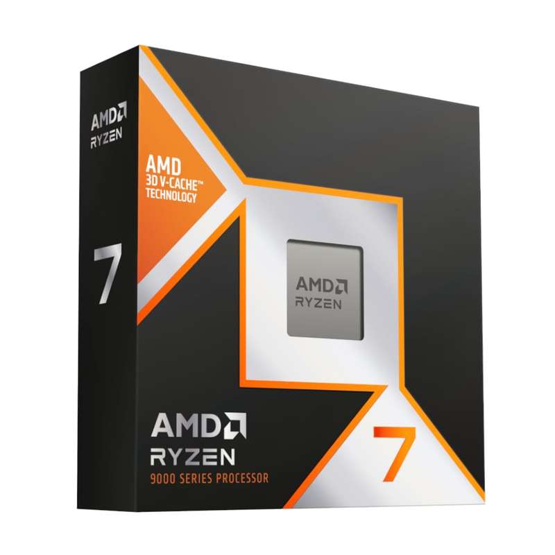 AMD RYZEN 7 9800X3D 8-Core 4.7GHz AM5 CPU - 100-100001084WOF