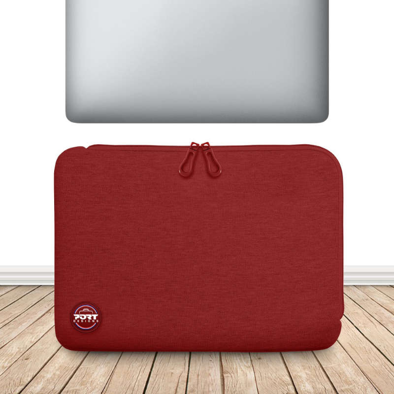 Port Designs Torino II 13.4&quot; Notebook Sleeve - Red