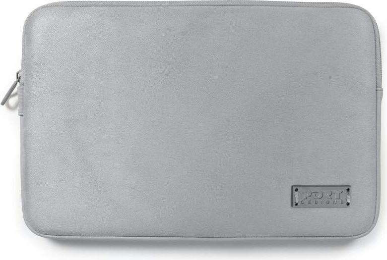 Port Designs Milano 13 inch Notebook Sleeve Silver and Grey