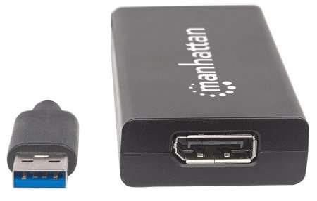 Manhattan SuperSpeed USB 3.0 to DisplayPort Adapter