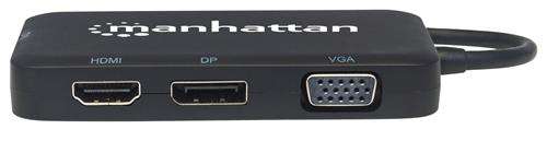 Manhattan USB-C 4-in-1 Audio/Video Converter