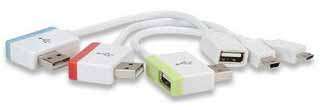 Manhattan iLynk HUB+ Micro &amp; Mini USB Adapter &amp; USB port