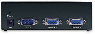 Manhattan VGA Monitor Splitter For 2 Monitor 350MHZ