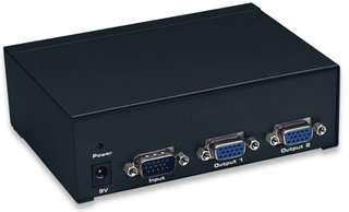 Manhattan VGA Monitor Splitter For 2 Monitor 350MHZ