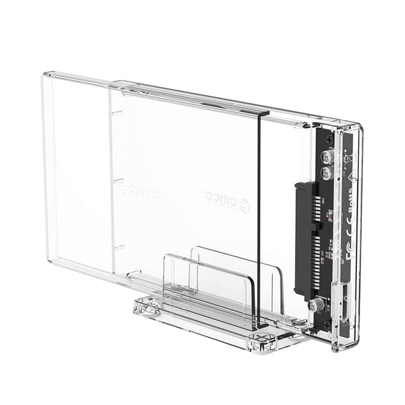 Orico 2.5 USB3.0 External Hard Drive Enclosure Transparen