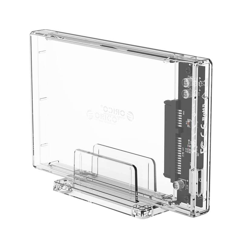 Orico 2.5 USB3.0 External Hard Drive Enclosure Transparen