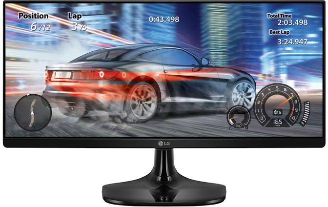 LG - 25UM58-P 25 inch UltraWide Full HD IPS LED Computer Monitor with Game Mode