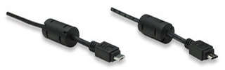 Manhattan Micro USB B male to USB Micro A male 1M -Colour: Black, Retail Box, Limited Lifetime Wa...