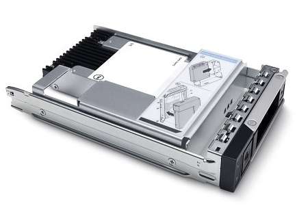 Dell 960GB SSD SATA Mixed Use 6Gbps 512e 2.5 inch with 3.5 inch Hybrid carrier