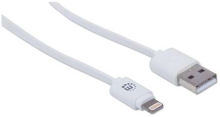 Manhattan iLynk Lightning Cable - A Male / Lightning Connector Male, 1 m (3 ft.)