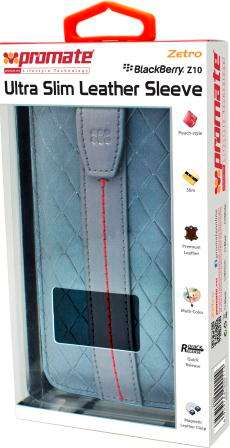 Promate Zetro Ultra Slim Leather Sleeve-Blue