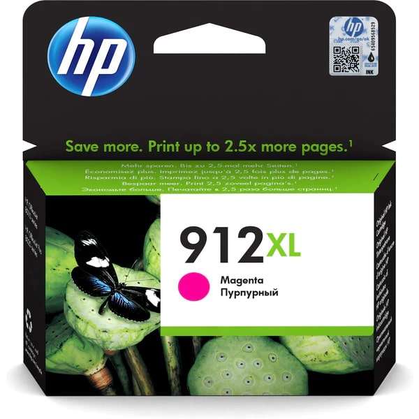 HP 912XL Magenta High Yield Printer Ink Cartridge Original