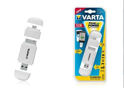 Varta Mini Powerpack Charger-Smart 2-In-1 Solution White
