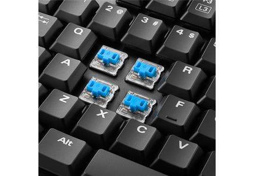 Sharkoon PureWriter TKL Mechanical USB lkeyboard with Blue LED illumination - 4044951020935