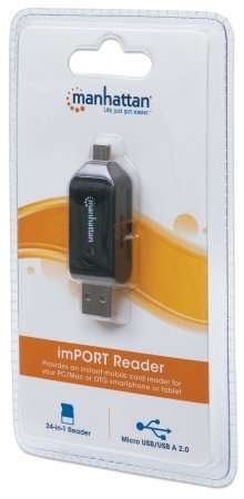 Manhattan imPORT Reader-Mobile OTG Adapter