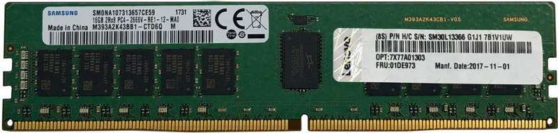 Lenovo ThinkSystem 8GB TruDDR4 2666MHz 1Rx8 1.2V 288 pin UDIMM Memory