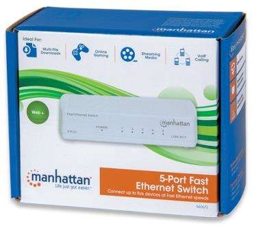 Manhattan 5-Port Fast Ethernet Switch