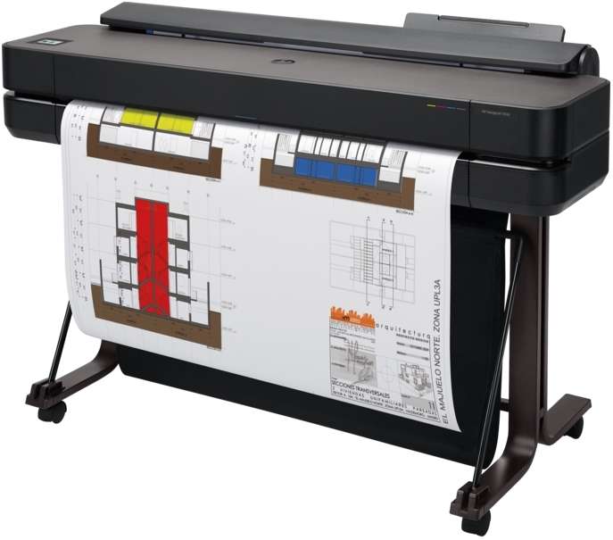 HP DesignJet T650 36 inch Thermal Inkjet Printer Usb LAN WiFi