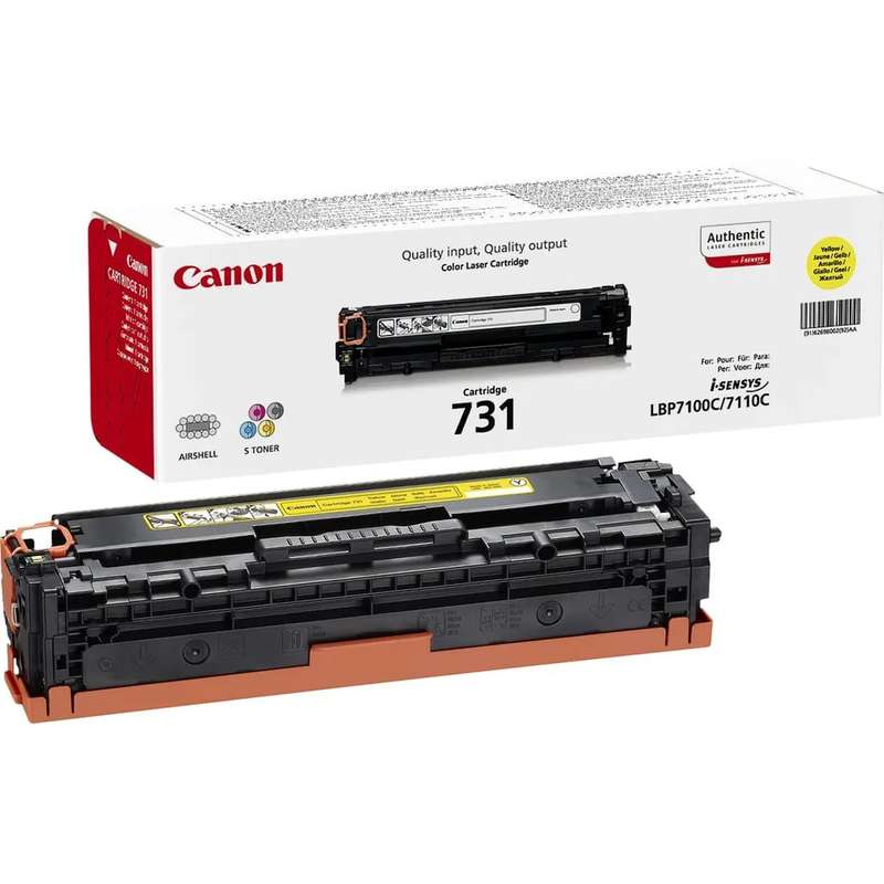 Canon Toner CRG 731 Y-LBP7100CN / LBP7110CW / MF8230CN / MF8280CW / MF623CN / MF628CW - YIELD 1 5...