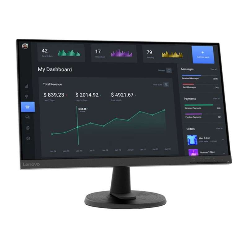 Lenovo ThinkVision C24-40 23.8-inch 1920 x 1080p FHD 16:9 75Hz 4ms AMD FreeSync WLED VA Monitor